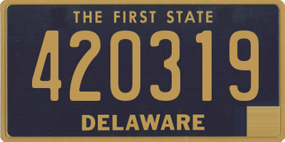DE license plate 420319