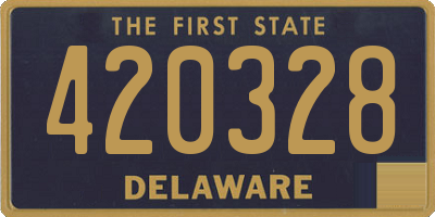 DE license plate 420328