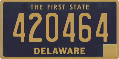DE license plate 420464