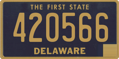 DE license plate 420566