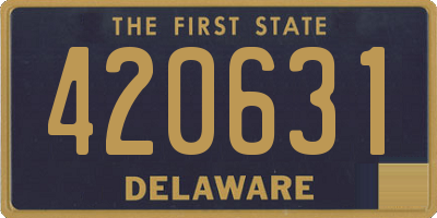 DE license plate 420631