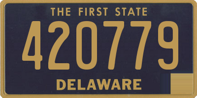 DE license plate 420779