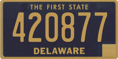 DE license plate 420877