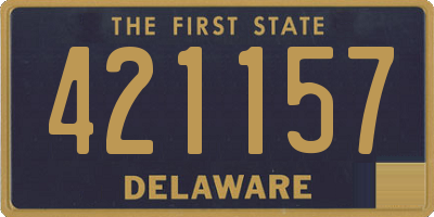 DE license plate 421157