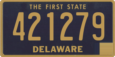 DE license plate 421279