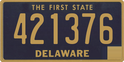 DE license plate 421376