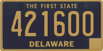 DE license plate 421600