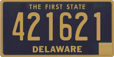 DE license plate 421621