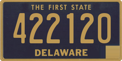 DE license plate 422120