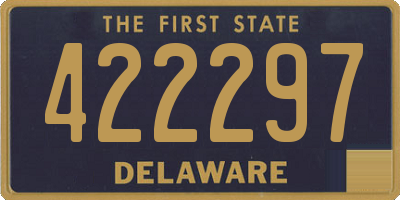 DE license plate 422297