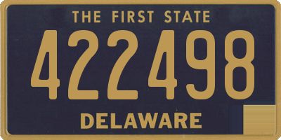 DE license plate 422498