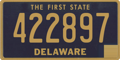 DE license plate 422897