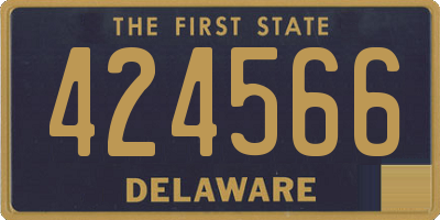 DE license plate 424566