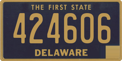 DE license plate 424606