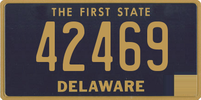 DE license plate 42469