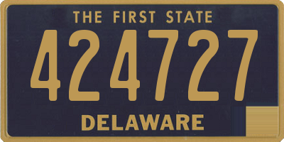 DE license plate 424727
