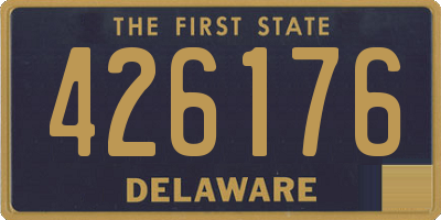DE license plate 426176