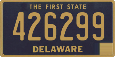 DE license plate 426299