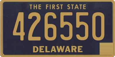 DE license plate 426550