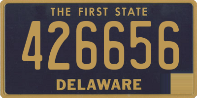 DE license plate 426656