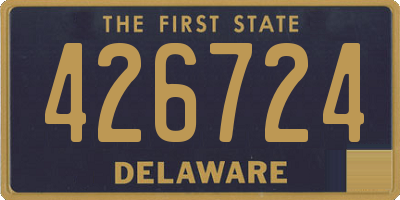 DE license plate 426724