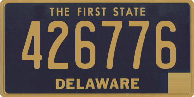 DE license plate 426776