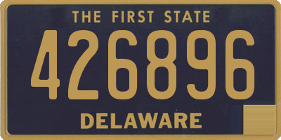 DE license plate 426896