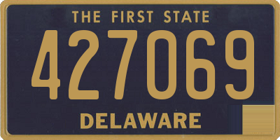 DE license plate 427069