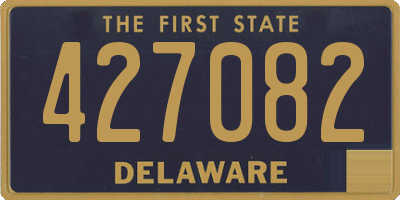 DE license plate 427082