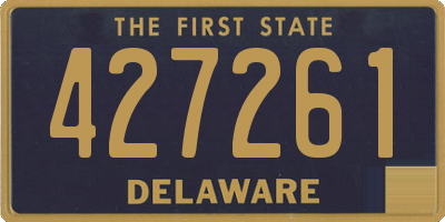 DE license plate 427261