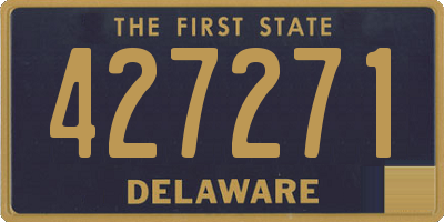 DE license plate 427271
