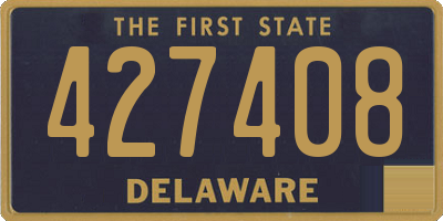 DE license plate 427408