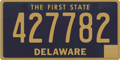 DE license plate 427782