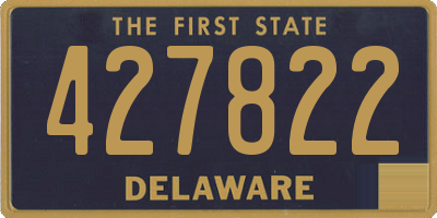DE license plate 427822