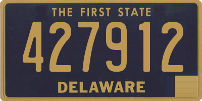 DE license plate 427912