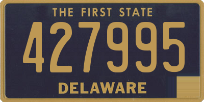 DE license plate 427995