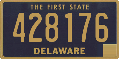 DE license plate 428176