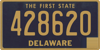 DE license plate 428620