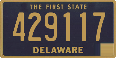 DE license plate 429117