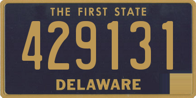 DE license plate 429131