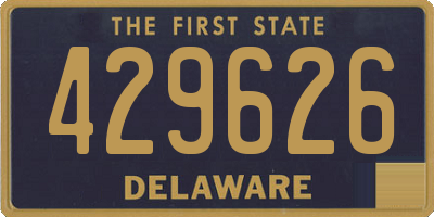 DE license plate 429626