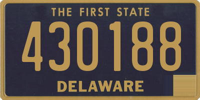 DE license plate 430188