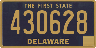 DE license plate 430628