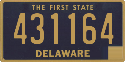 DE license plate 431164