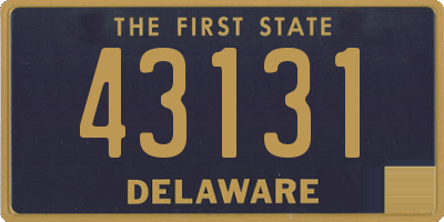 DE license plate 43131