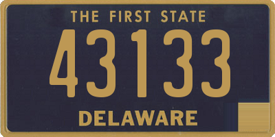 DE license plate 43133