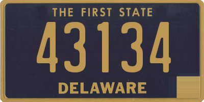 DE license plate 43134