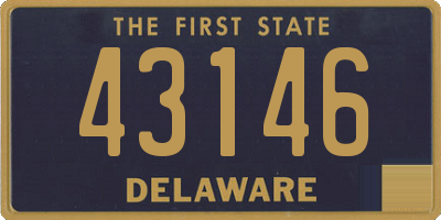 DE license plate 43146