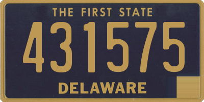 DE license plate 431575