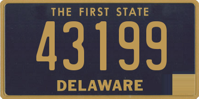 DE license plate 43199